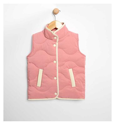 Maybe Junior Girls Fashion Onion Quilt Puffer Gilet 1.5 - 2 Years