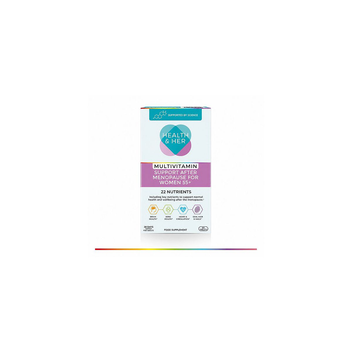 Health & Her Women's Multivitamin Support 55+ - 60 Capsules