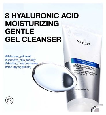 Anua 8 Hyaluronic Acid Moisturising Gentle Gel Cleanser 150ml (4)