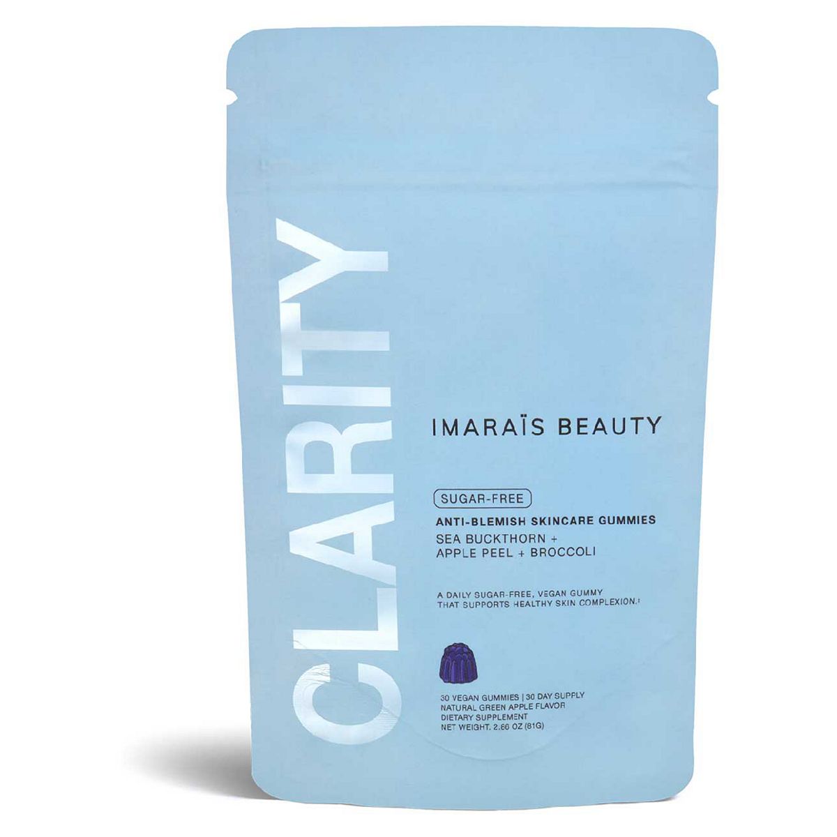 Imarais Beauty Clarity Anti-Blemish Gummies For Clear Complexion - Vegan, Sugar-Free 30Ct