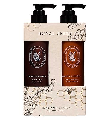 Royal Jelly Honey & Mimosa Hand Wash & Lotion Duo