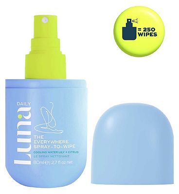 Click to view product details and reviews for Luna Daily The Everywhere Spray To Wipe Cooling Water Lily Fresh Citrus 80ml.