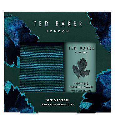 Ted Baker Step & Refresh Hair & Body Wash & Socks Gift