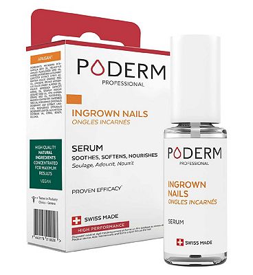 PODERM Ingrown Nails Emollient Serum (8ml) - Relieves pain and softens ingrown nails and surrounding