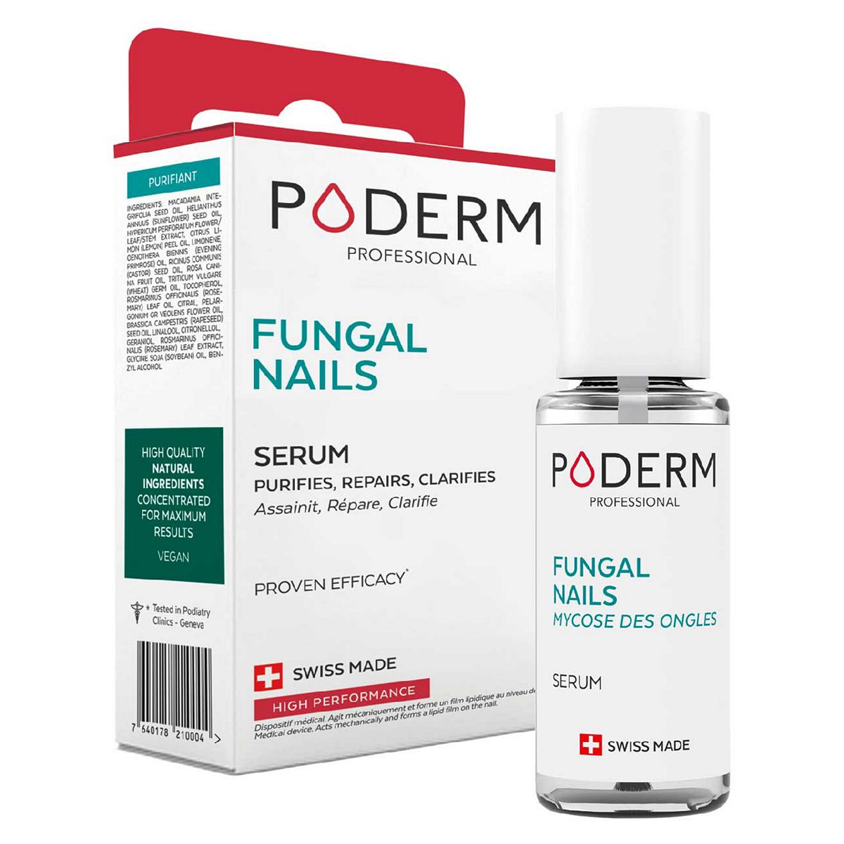 Poderm Fungal Nails Treatment Serum (8Ml) Eliminates Fungus And Restores A Healthy-Looking Nail