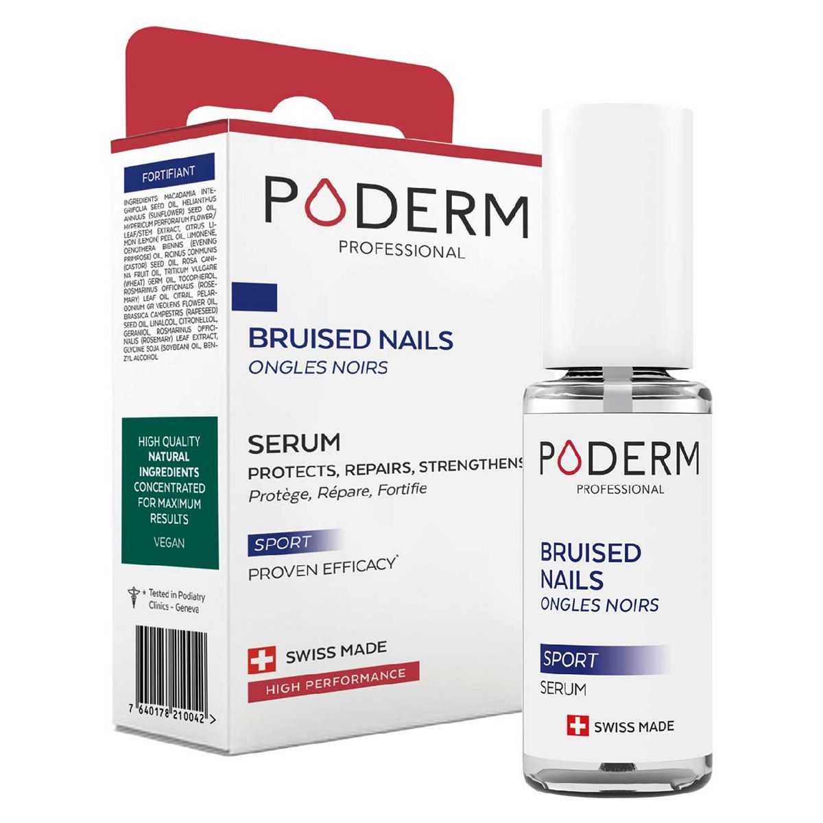 Poderm Bruised Nails Repairing Serum (8Ml) Protects And Repairs From Impact Other External Aggressors
