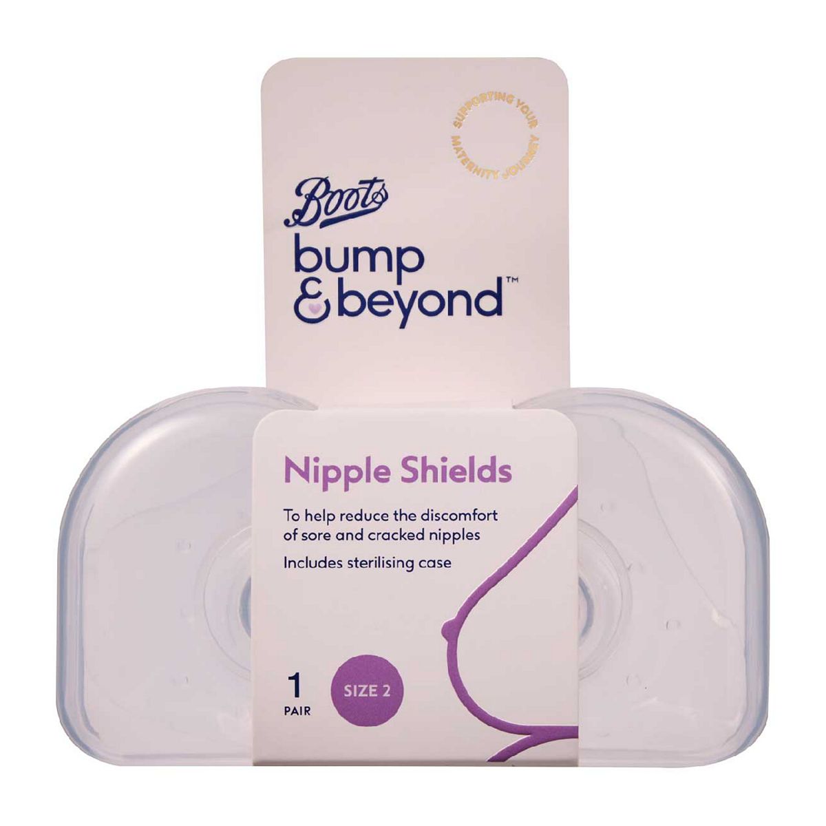   Bump & Beyond Nipple Shields Size 2 Multicolor