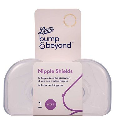 Boots Bump & Beyond Nipple Shields Size 2