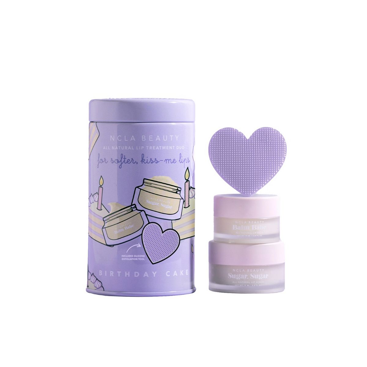 Ncla Beauty Ncla Birthday Cake Lip Care 2 Pcs Set - 10Ml Balm And 15Ml Scrub