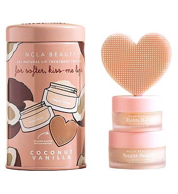 NCLA Coconut Vanilla Lip Care 2 pcs Set - 10ml Lip Balm + 15ml Lip Scrub