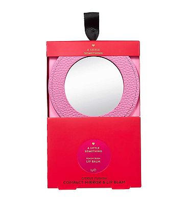 A Little Something Citrus Fusion Compact Mirror & Lip Balm