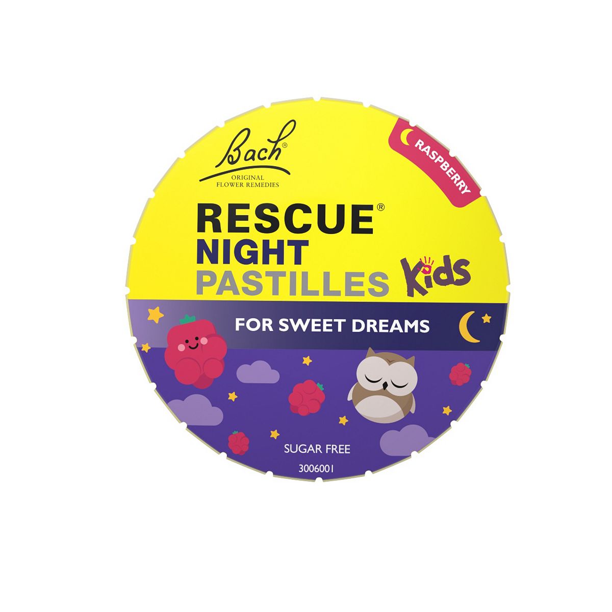 Bach Rescue Remedy Kids Night Pastilles - Raspberry - 50g