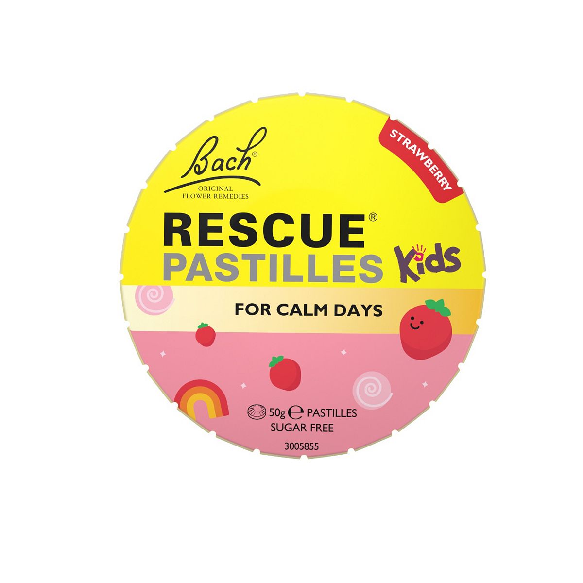 Bach Rescue Remedy Kids Calm Days Pastilles Strawberry 50g