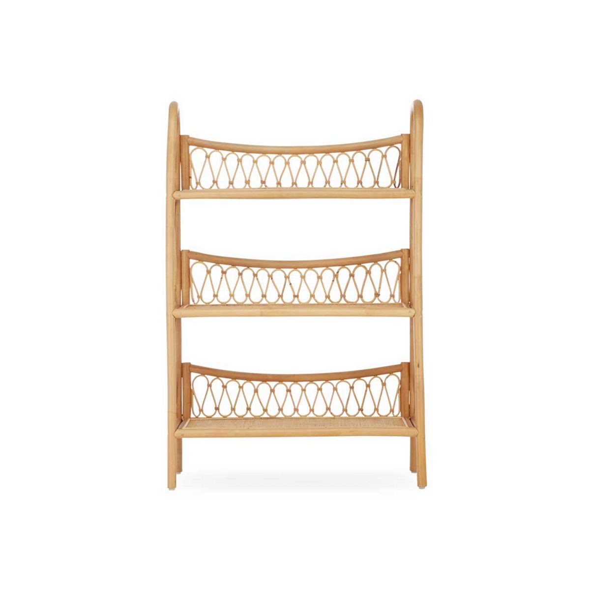 Cuddleco Aria 3 Tier Rattan Shelving Unit