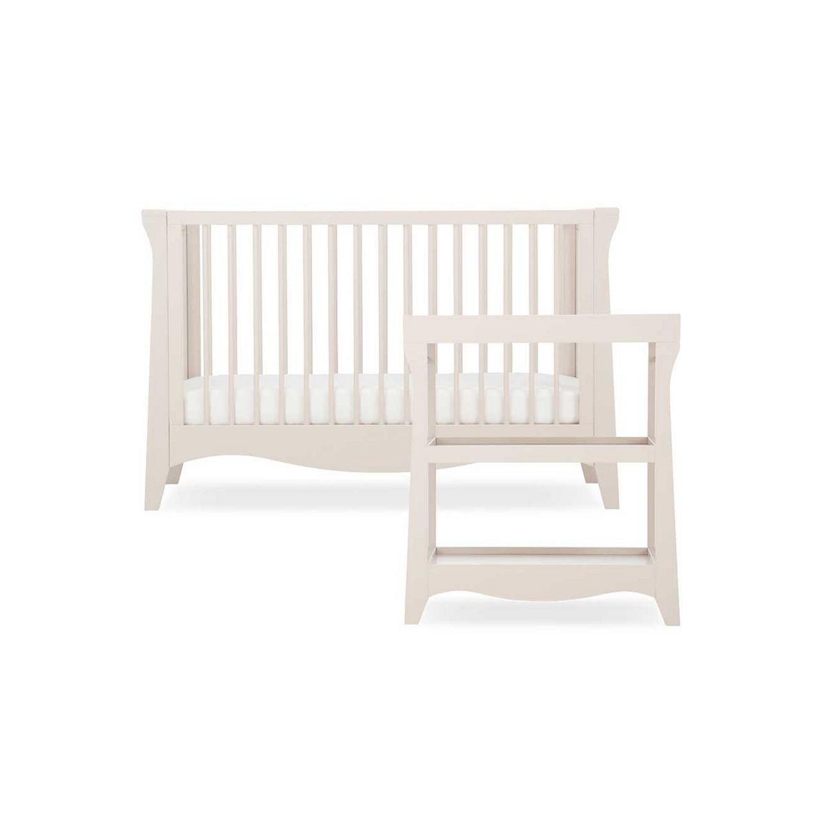 Cuddleco Clara Mini 2 Piece Nursery Furniture Set - Cashmere