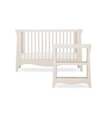 CuddleCo Clara Mini 2 Piece Nursery Furniture Set - Cashmere