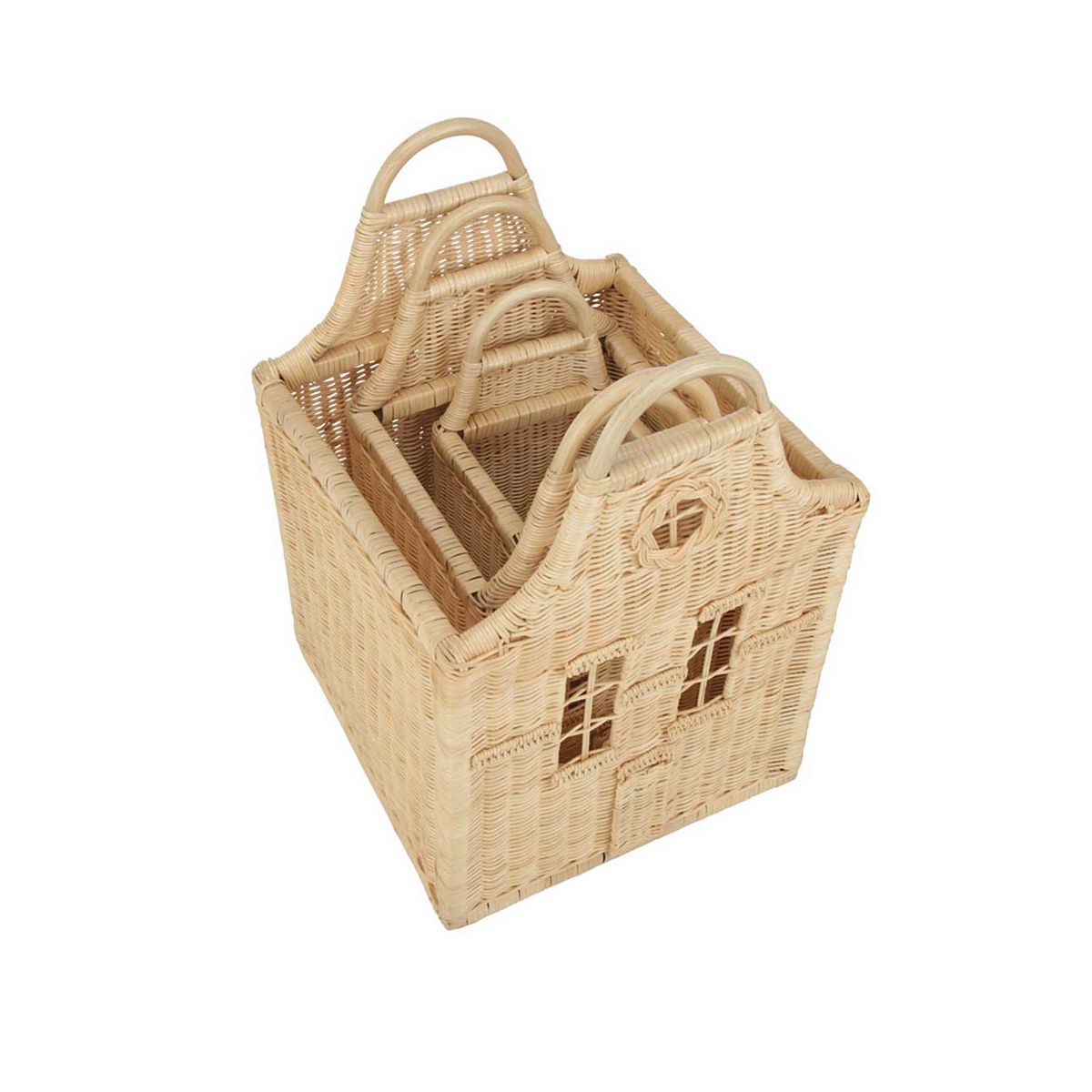 Cuddleco Dutch House Storage Baskets - Set Of 3