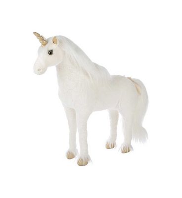 CuddleCo Standing Unicorn Stuffed Animal - Gold Dust
