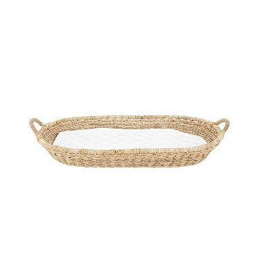 CuddleCo Musa Rattan Changing Basket & Liner