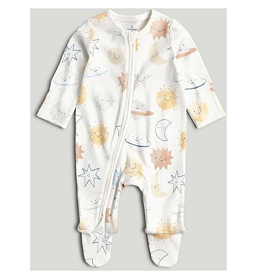 Space Zip-Up All-in-One 1-3 Months