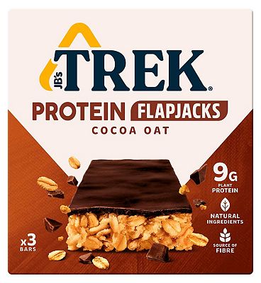 TREK Cocoa Oat Flapjack Multipack 50g 3s
