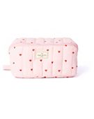 The Flat Lay Co. Marshmallow Flat Lay Makeup Box Bag In Sweet Pink Hearts