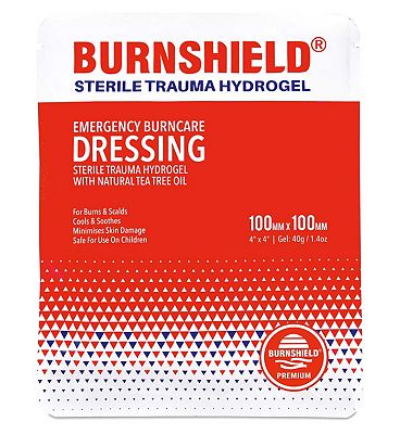 Burnshield Sterile Trauma Hydrogel Dressing 100mm x 100mm