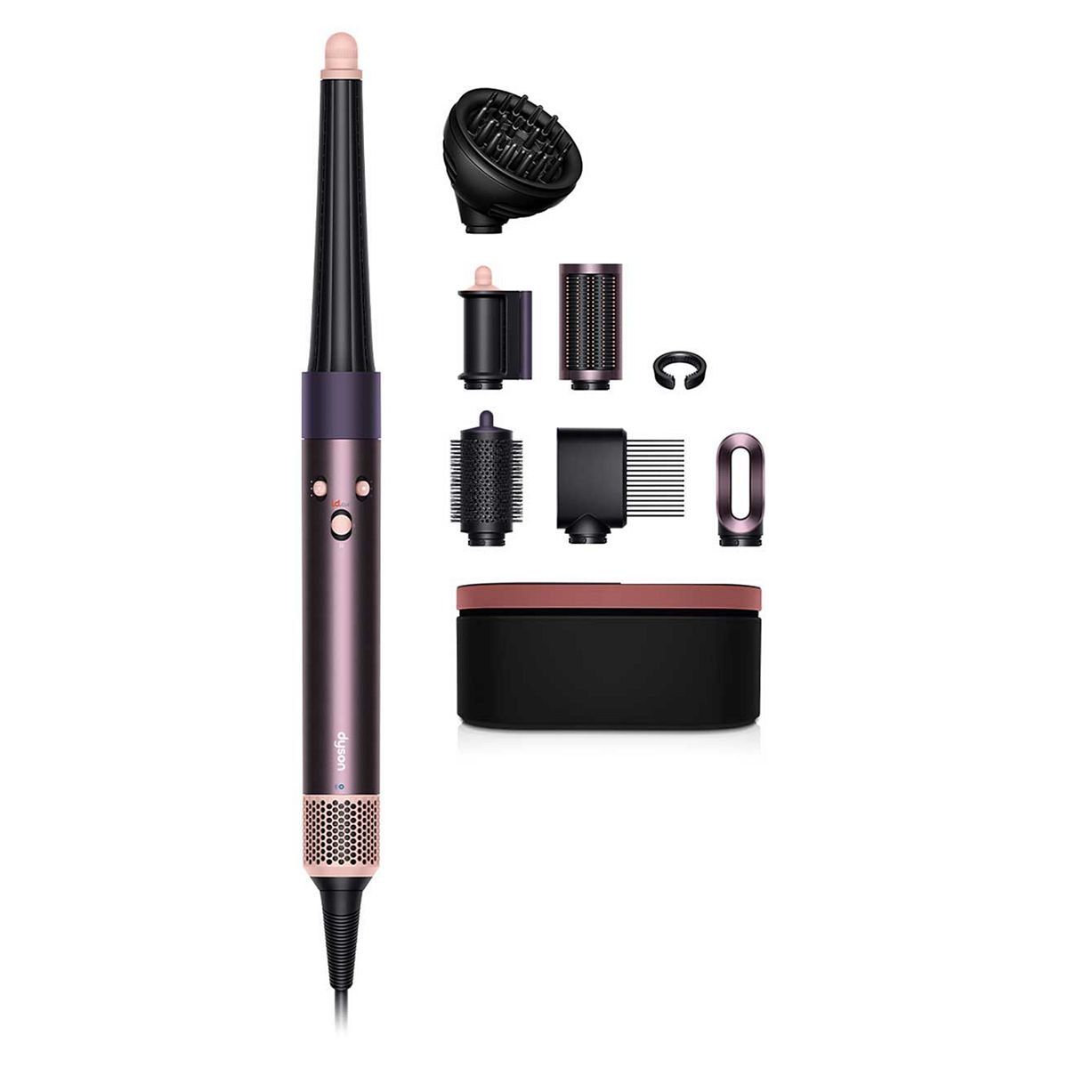Dyson Airwrap Id Hair Styler Jasper Plum With Diffuser