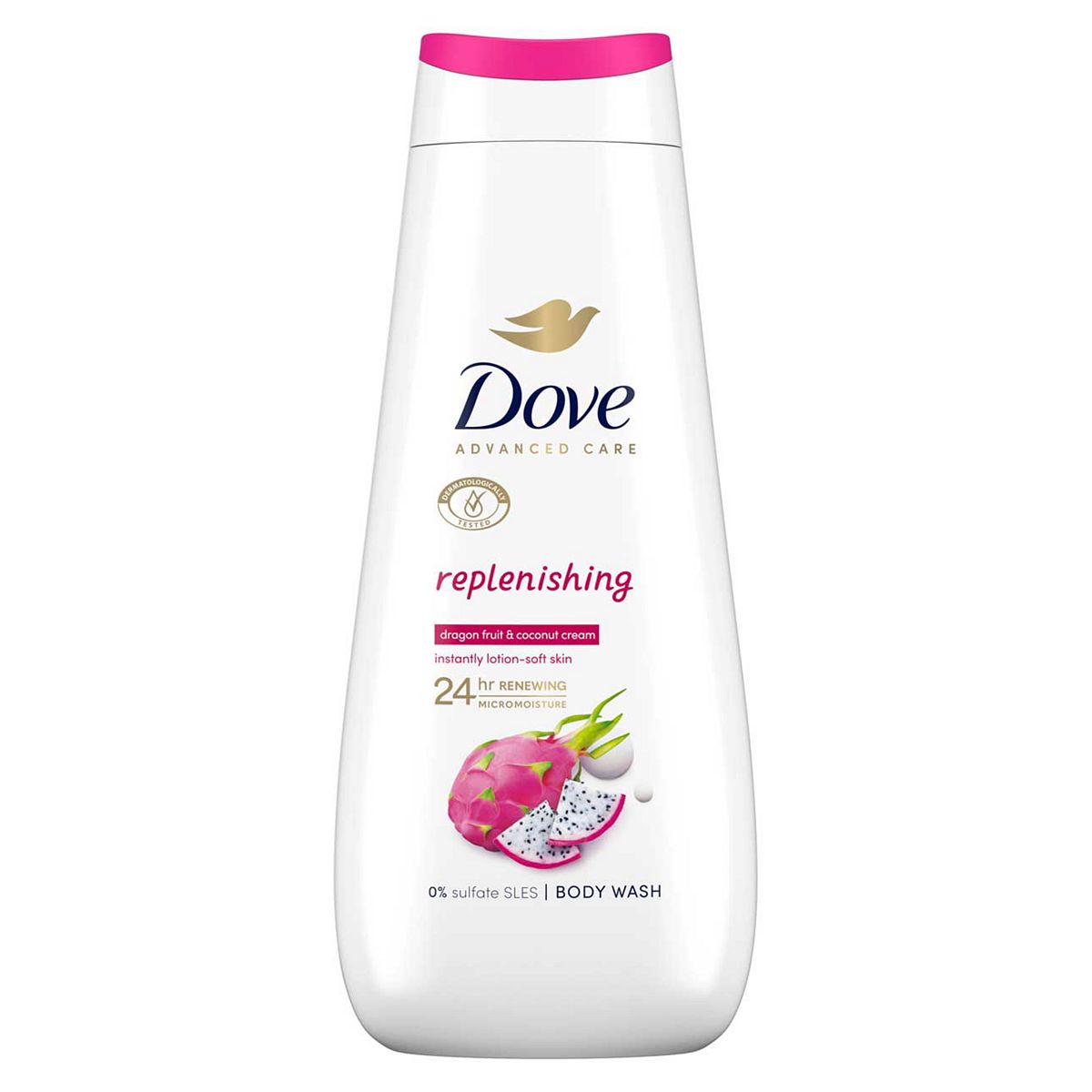 Dove Advanced Care Body Wash Replenishing Dragon Fruit & Coconut Cream 400ml