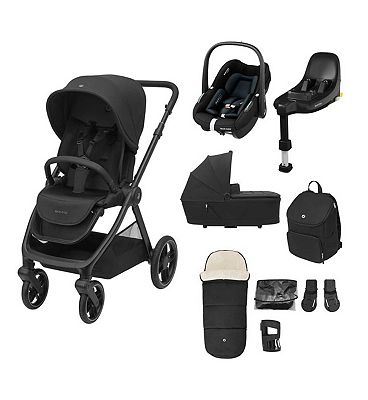Maxi-Cosi Oxford Select Travel System Bundle Twillic Black