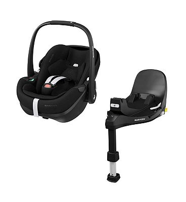 Maxi Cosi Pebble 360 Pro And Familyfix 360 Pro Bundle Twillic Black