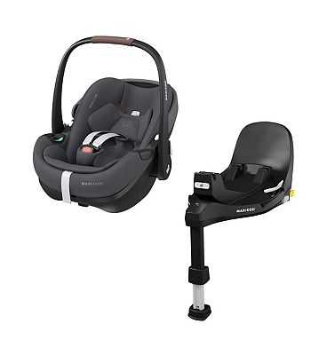 Maxi-Cosi Pebble 360 Pro and FamilyFix 360 Pro Bundle Twillic Graphite