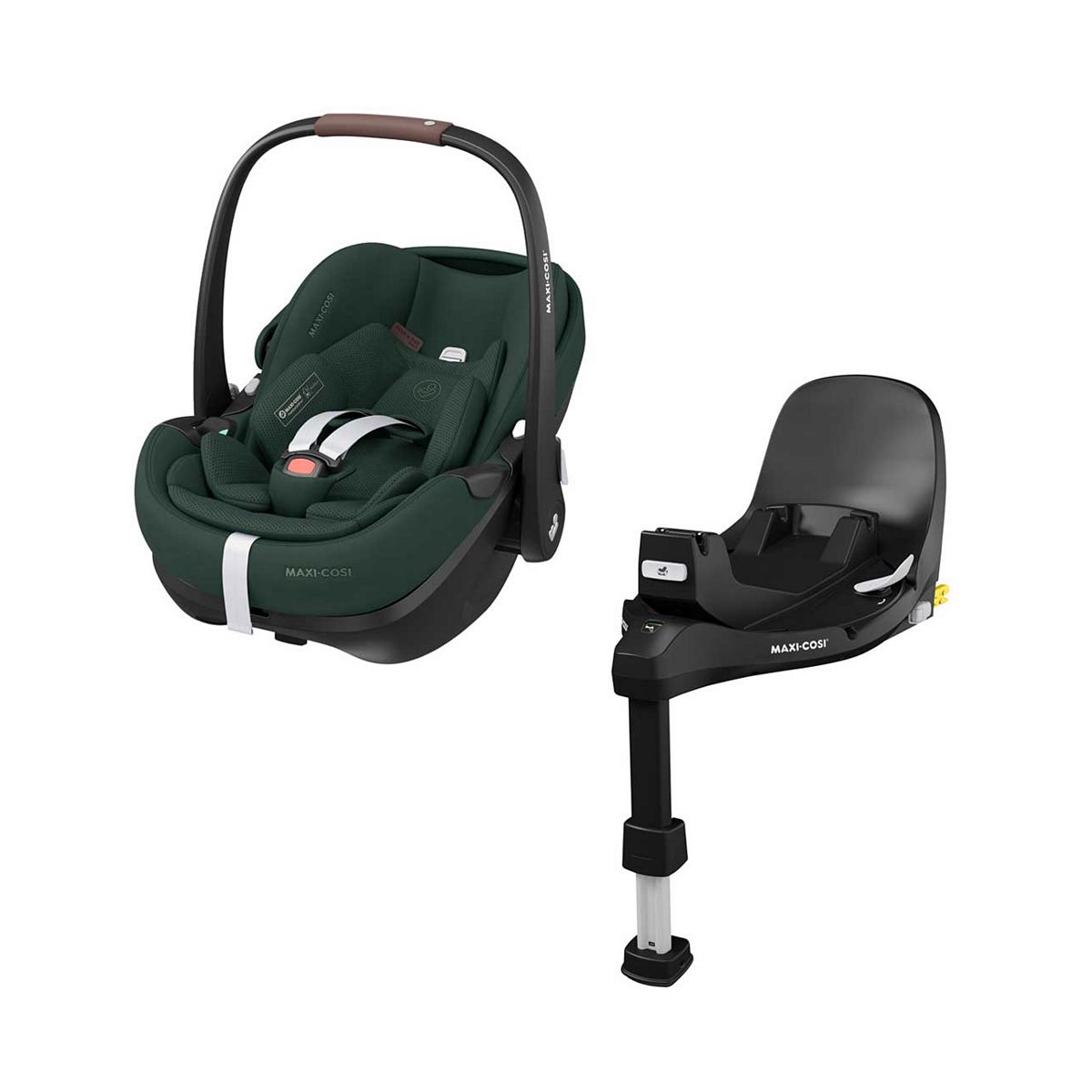 Maxi Cosi Maxi-Cosi Pebble 360 Pro And Familyfix Bundle Twillic Green