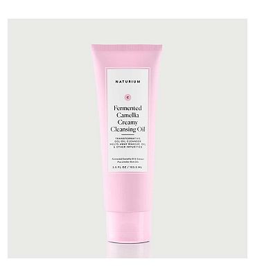 Click to view product details and reviews for Naturium Fermented Camellia Creamy Cleansing Oil 104ml.