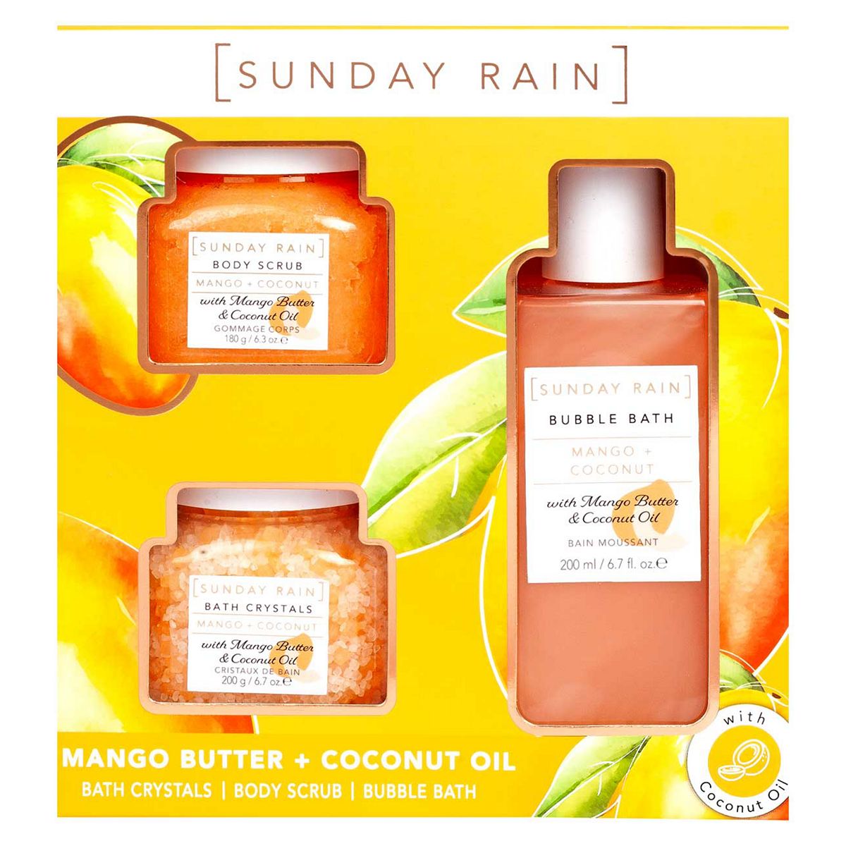 Sunday Rain Mango & Coconut Trio