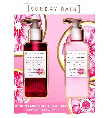 Sunday Rain Pink Grapefruit & Sea Salt Duo