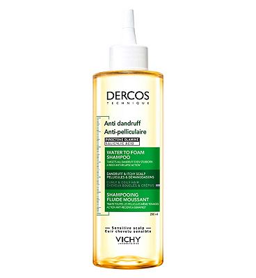 Vichy Dercos Anti-Dandruff Water to Foam Shampoo, for Curls and Coils 250ml