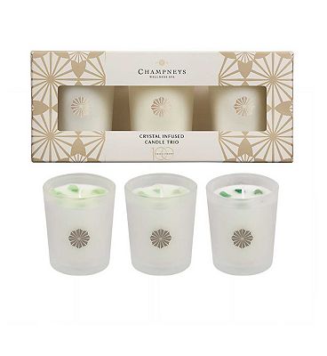 Champneys Crystal Infused Candle Trio