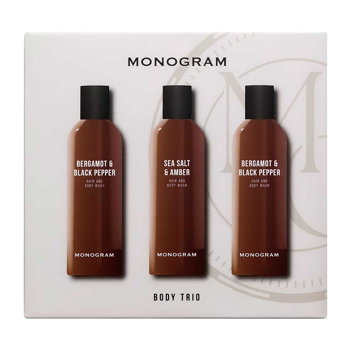 Monogram Body Wash Trio