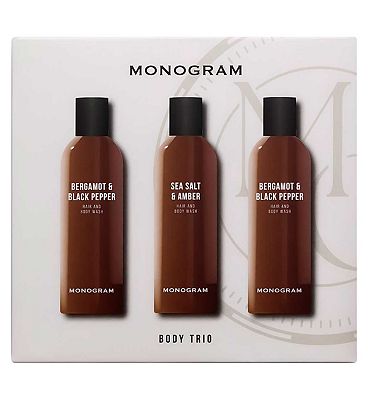 Monogram Body Wash Trio