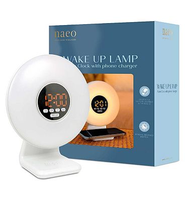 Naeo Sunrise Wake-up Lamp With Wireless Phone Charger