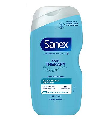 Sanex Skin Therapy Oily Skin Shower Gel Body Wash 450ml