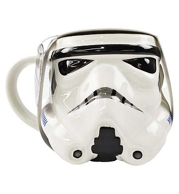 Original Storm Trooper Shaped Mug With Hot Cocoa Set