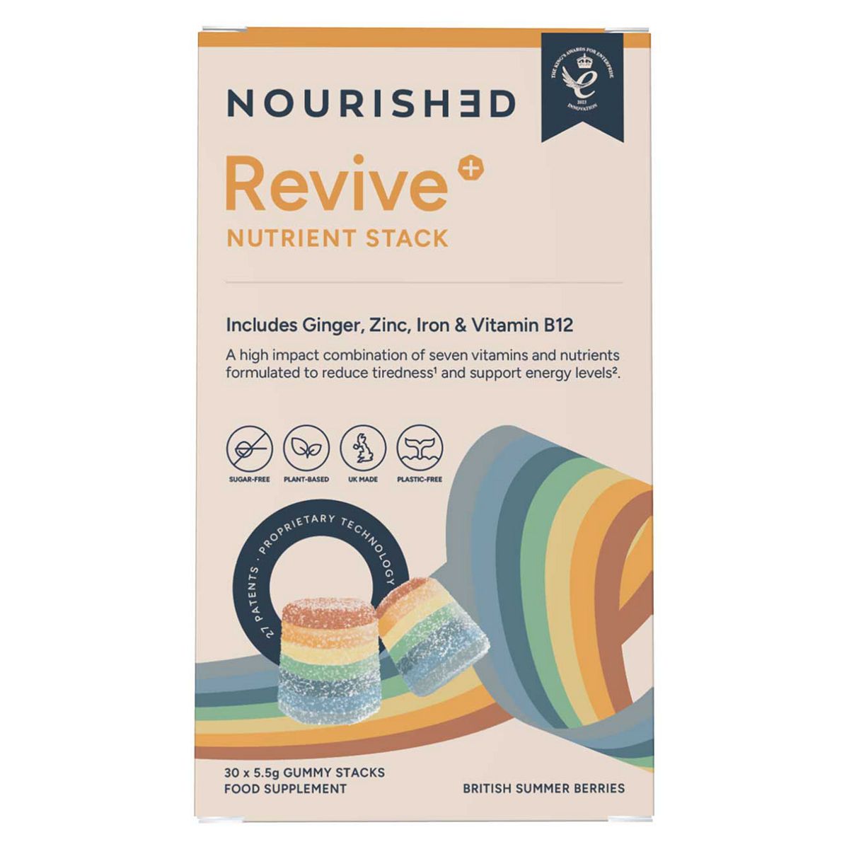 Nourished Revive + Nutrient Stacks Gummies 30S