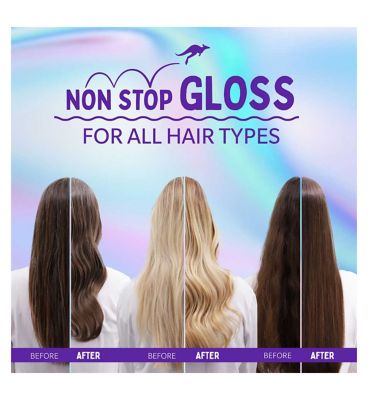 Aussie Oh My Gloss Shampoo 400ml. Deeply Moisturises Dry and Dull Hair. Sulphate Free (10)