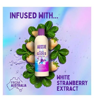 Aussie Oh My Gloss Shampoo 400ml. Deeply Moisturises Dry and Dull Hair. Sulphate Free (11)