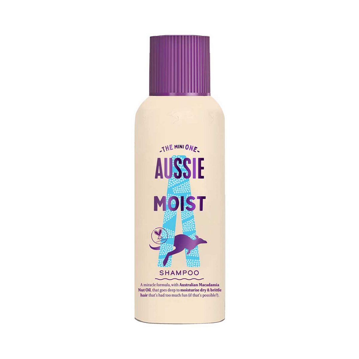 Aussie Miracle Moist Shampoo 100Ml. Moisture-Quenching Formula To Revive Dry Hair