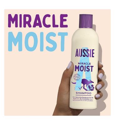 Aussie Miracle Moist Shampoo 400ml. Moisture-Quenching Formula to Revive Dry (6)