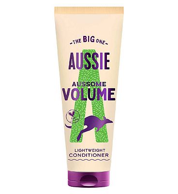 Aussie Aussome Volume Lightweight Conditioner 275ml. Adds Volume to Fine, Flat Hair