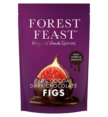 Click to view product details and reviews for Forest Feast Belgian Dark Chocolate Figs 140g.